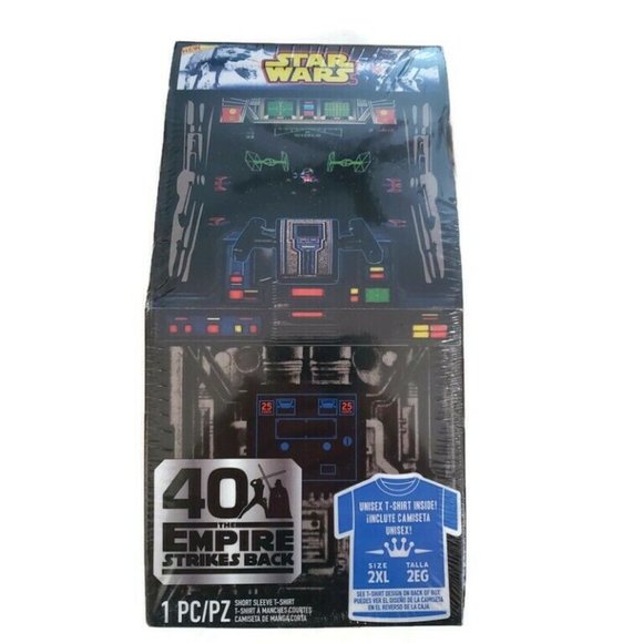 Funko Unisex Gray T-Shirt 2XL Star Wars The Empire Strikes Back 40th Anniversary - Picture 2 of 6